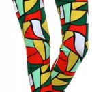 Cotton Multi-Color Printed Colorful Stretchy Leggings