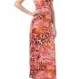 Animal Print Long Halter Maxi Dress