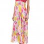Lightweight Chiffon Lined Strapless Floral Smock Dress