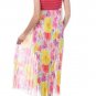 Lightweight Chiffon Lined Strapless Floral Smock Dress
