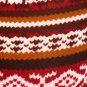 Geometric Multi-Color Fleece Warm Leggings w/ Elastic Waist One Size