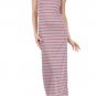 Sleeveless Summer Striped Racer Back Long Maxi Dress Fashion Central