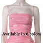 Sexy Strapless Flirty Pull String Top with Metallic Silver Detailing