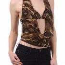 Sexy Army Camouflage Two Piece Bikini Top & Chiffon Cover