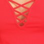 Women's Red Criss Cross Spaghetti Strap Sport's Bra SMALL/MEDIUM