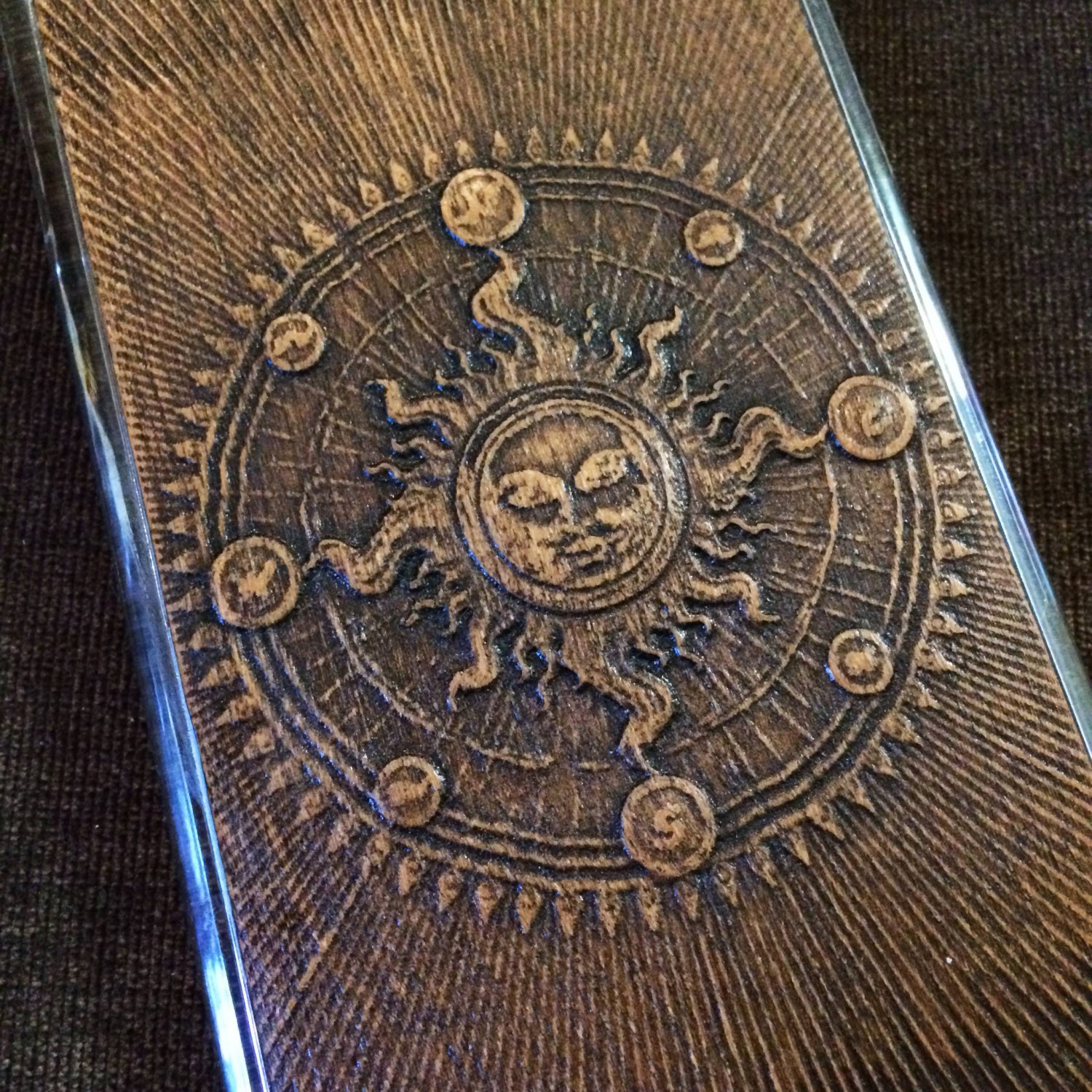Apple IPhone 7 Plus IPhone 8 Plus 7 8 Wood Carved Case Handmade
