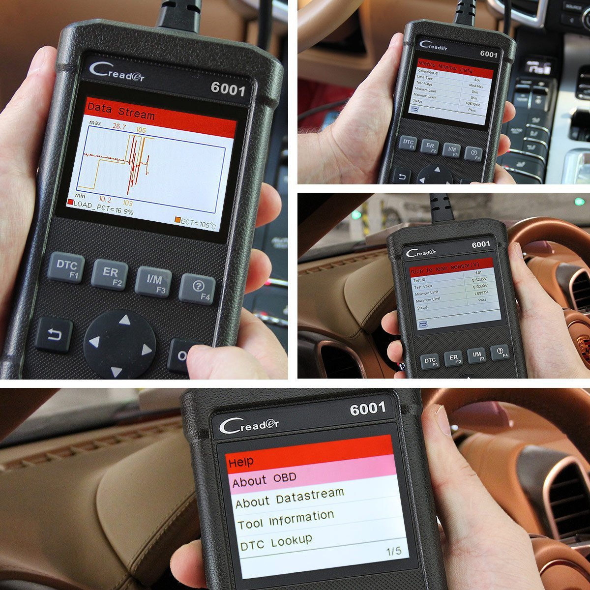 Launch Creader 6001 OBD2 Scanner Car Code Reader Scan Tool