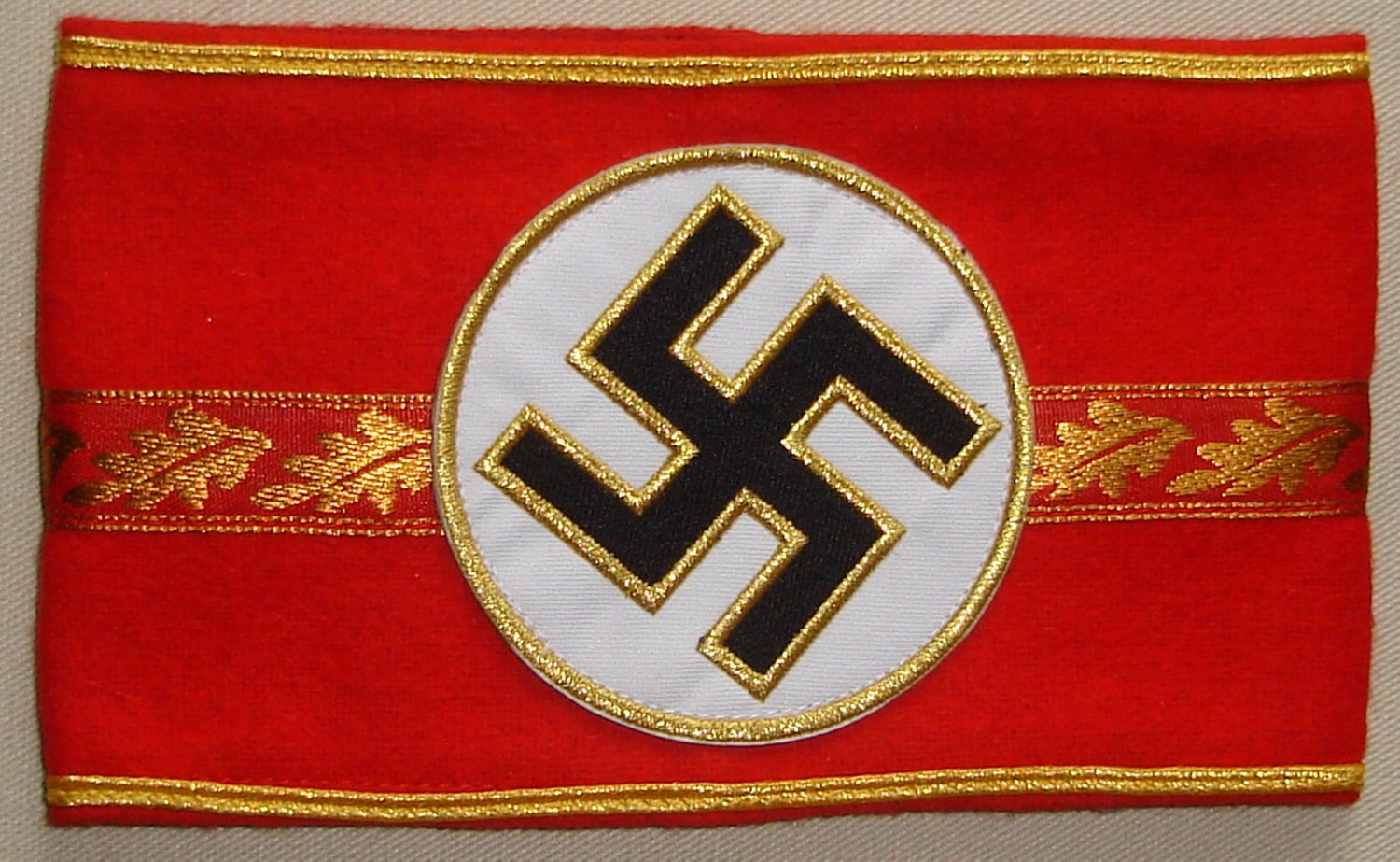 WW2 Third Reich Nazi political leader regional branch armband