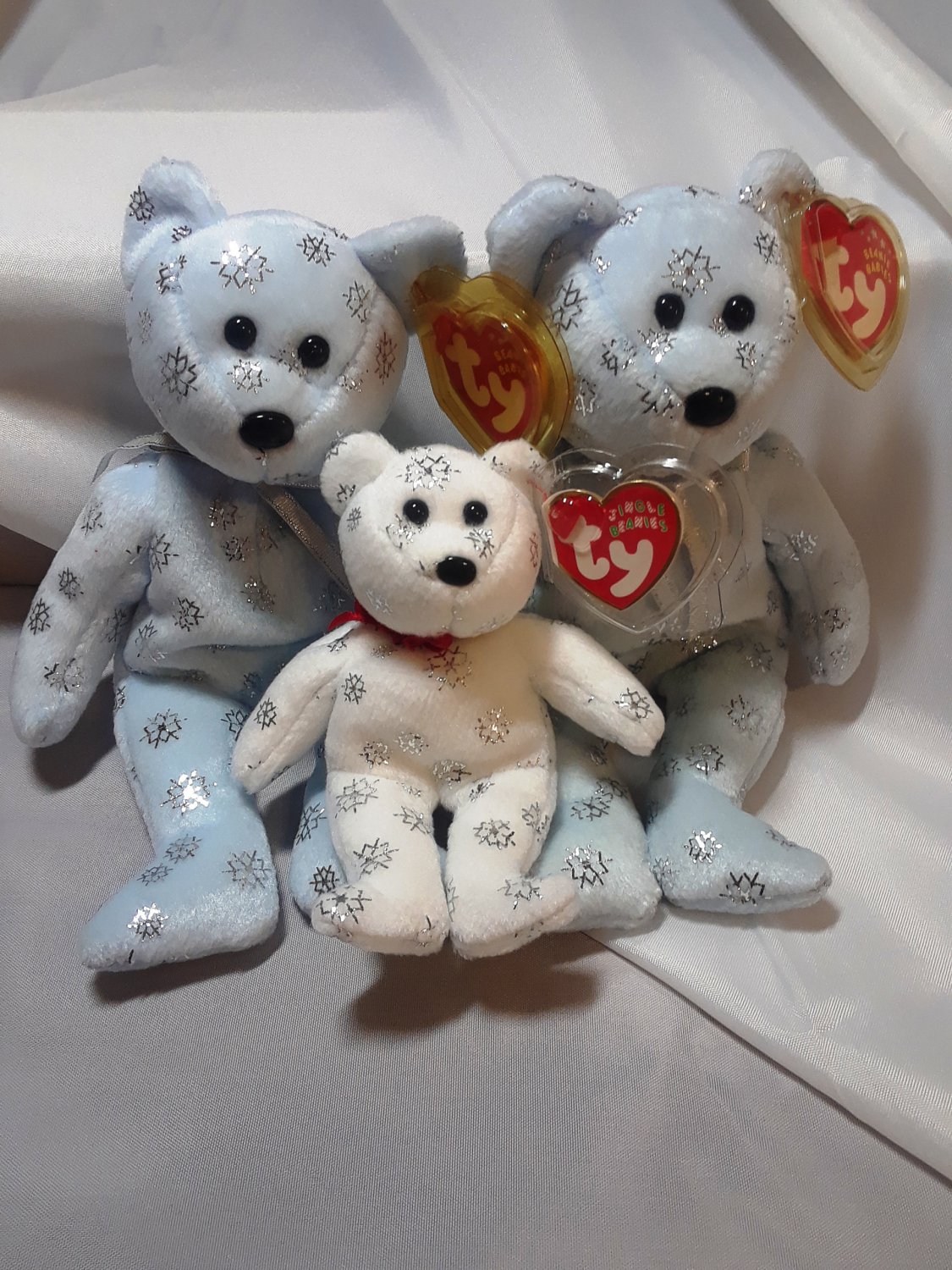 Beanie Baby: Ty Beanie Baby, 2002 "Flaky" Mr & Mrs and 2008 Jingle
