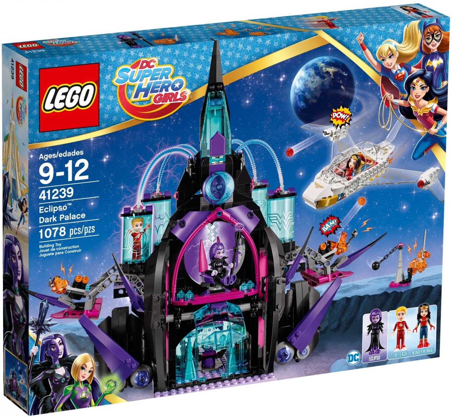 2017 Lego DC Super Hero Girls:Eclipso Dark Palace 41239