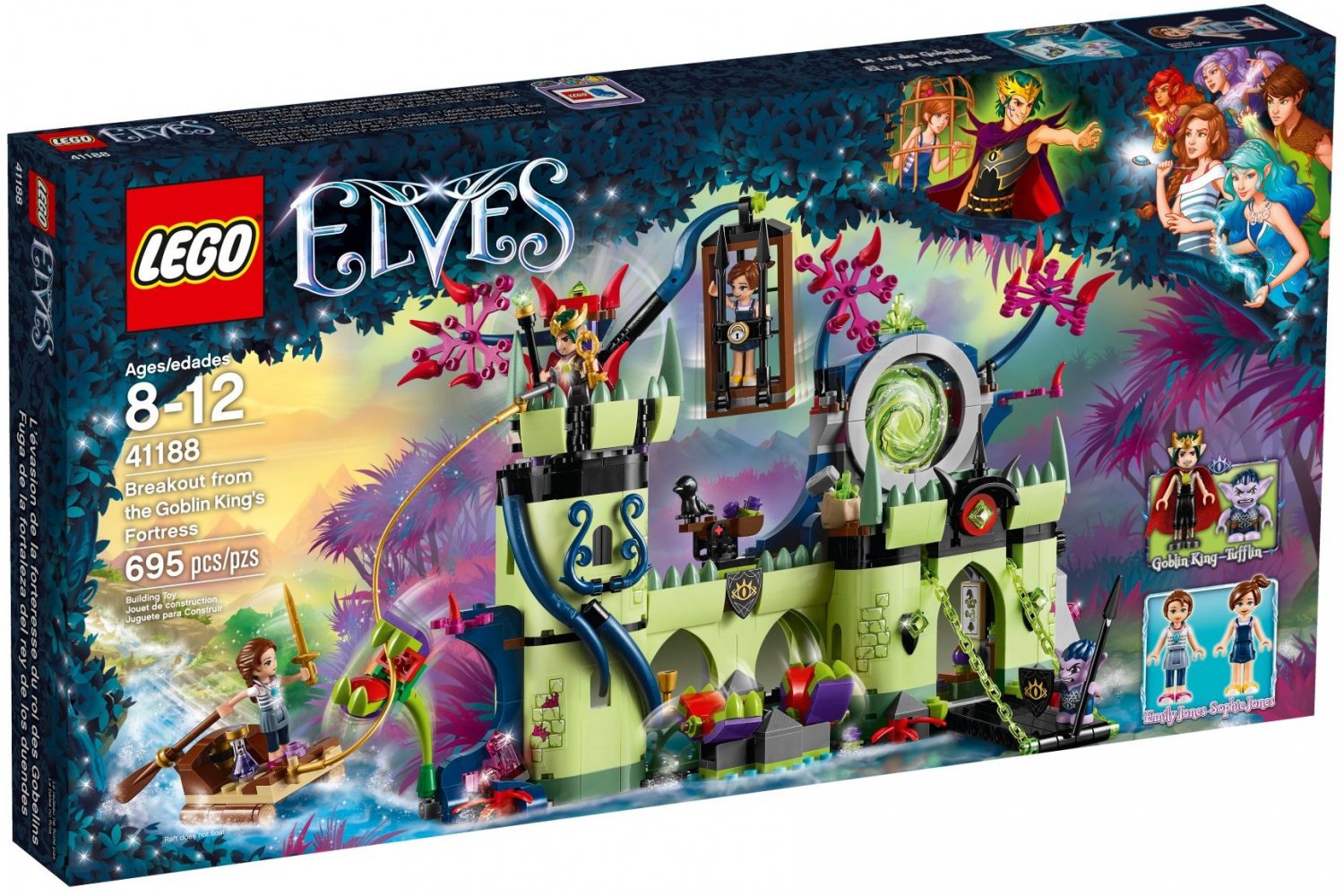 2017 Lego Elves:Breakout from the Goblin King's Fortress 41188