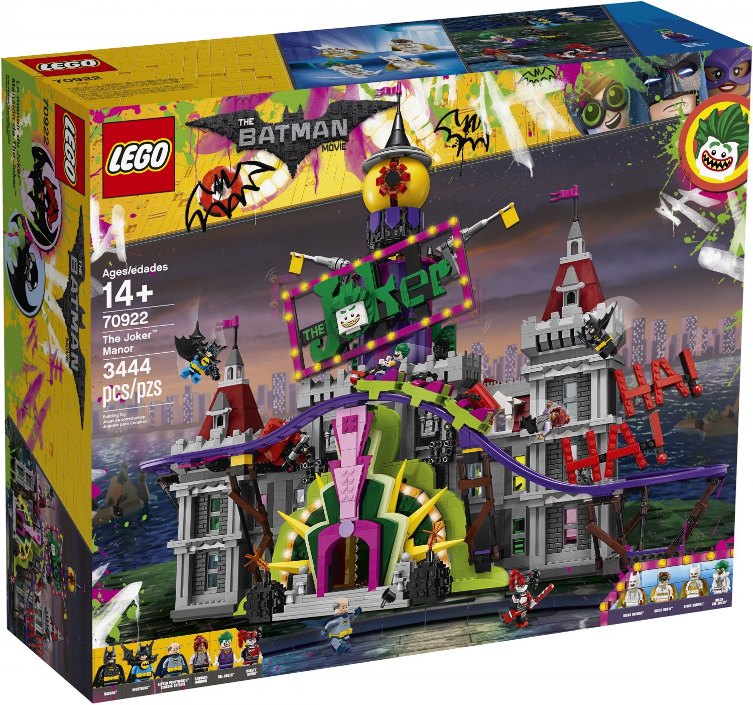 2017 Lego Super Heroes:The Joker Manor 70922