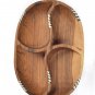 Segmented wooden bowl