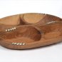 Segmented wooden bowl