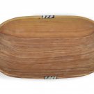 Handmade wooden bread bowl