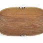 Handmade wooden bread bowl
