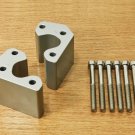 08-21 Kawasaki Concours 1400 GTR 2" Up 0.75" Back Handlebar Risers ABS Lift Kit