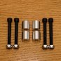 99-19 Suzuki Hayabusa 1" Front Drop + 0-4" Rear Black Links Full Lowering Kit