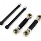 99-19 Suzuki Hayabusa 1" Front Drop + 0-4" Rear Black Links Full Lowering Kit