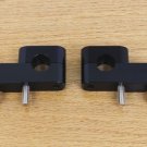 Black Handlebar Risers 1" Up 1.25" Back for All 68-19 Honda Models with 7/8" bar