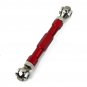 07-14 Yamaha R1 Rear 0-3" Billet Anodized Red Lowering Link Kit w/Steel Rod Ends
