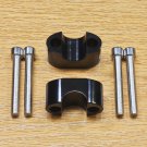 1" up Black Billet Handlebar Risers For 1968-2021 Honda XR Models w/ 7/8" bars
