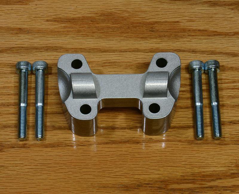 09-16 Ducati Monster ABS 1.5" Billet Handlebar Risers Handle Bar Adapter