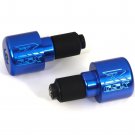 99-17 Suzuki GSXR GSX-R Hayabusa Busa Blue Laser Engraved Billet 7/8" Bar Ends