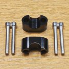 1" up Black Billet Handlebar Risers For 80-07 Honda CR 80 85 125R w/ 7/8" bars