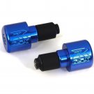 85-21 Suzuki GSXR GSX-R Series Blue Laser Engraved Billet 7/8" Handlebar Ends