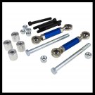 99-19 Suzuki Hayabusa 1" Front Drop + 0-4" Rear Blue Links Full Lowering Kit