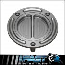 Fits 00-06 Ninja ZX-6R ZX-10R Series Silver Finish CNC Gas Fuel Cap Set