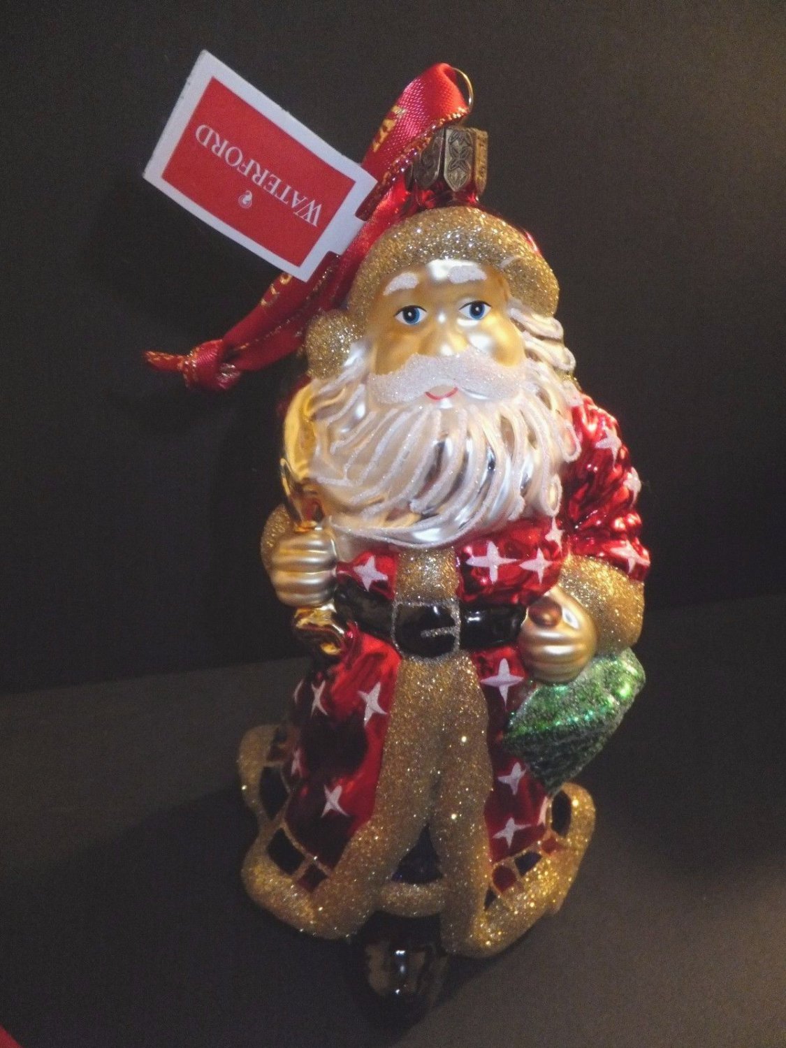 Waterford Holiday Heirlooms Father Christmas Santa Ornament 2013 New ...