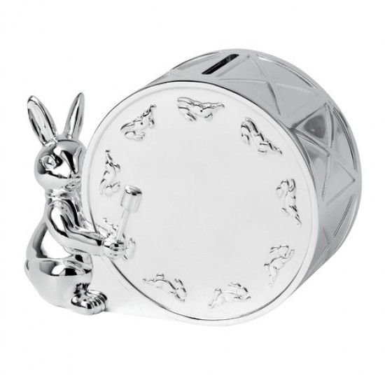 Bunnykins Silver Money Box Baby Money Box New In Box