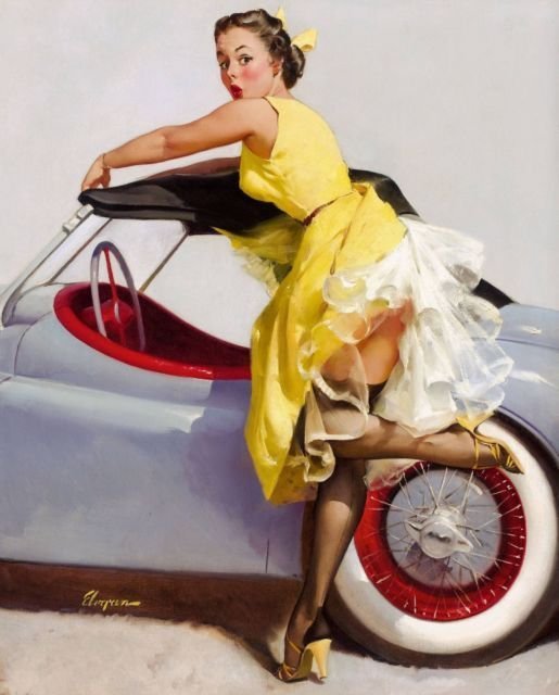 Retro pin up posters