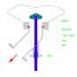 Manual Operation Tank Bottom Angle Valve ,Slurry Angle Tank Bottom Valve,Bottom Flush Tank Valve