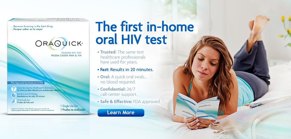 2 Pack of OraQuick HIV Home Test Kit/Results in 20mins No Lab Required
