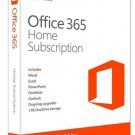 Microsoft Office 365 home 1TB OneDrive for 5PCs or Macs – 1 Year Sub
