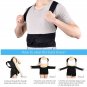 Lumbar Support Shoulder Brace Belt Posture Corrector - Sizes M, L or XL