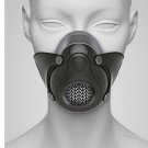 Airmotion Outdoor Cycling Anti-Dust Anti Smog PM 2.5 Half Face Filter Mask (Black)