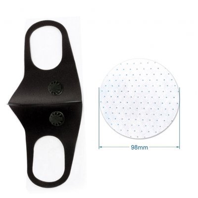Double Valve PM2.5 Mask with Mask Lining