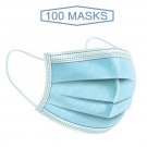 Disposable 3 Ply Ear Loop Face Masks Breathable, 100 Pieces