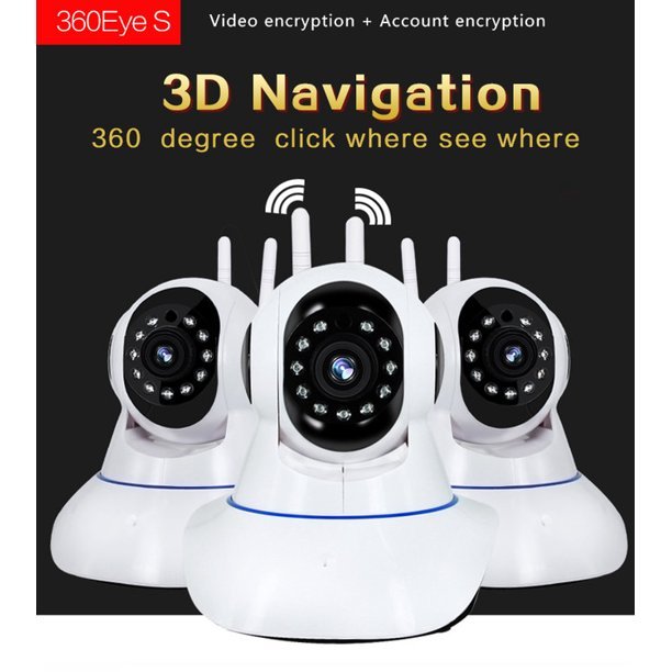 Wi-Fi Video Baby Monitor Wireless 1080P Sec Cam Two-Way Audio & Night Vision