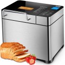 KBS Pro Stainless Steel Bread Machine, 2LB 17-in-1, 3 Loaf Sizes 3 Crust Colors