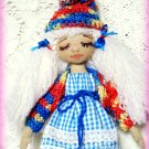 Author's handmade cloth doll "Fairy of sweet dreams".