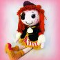 The lovely crocheted Lalaloopsy Doll Pirate Girl.
