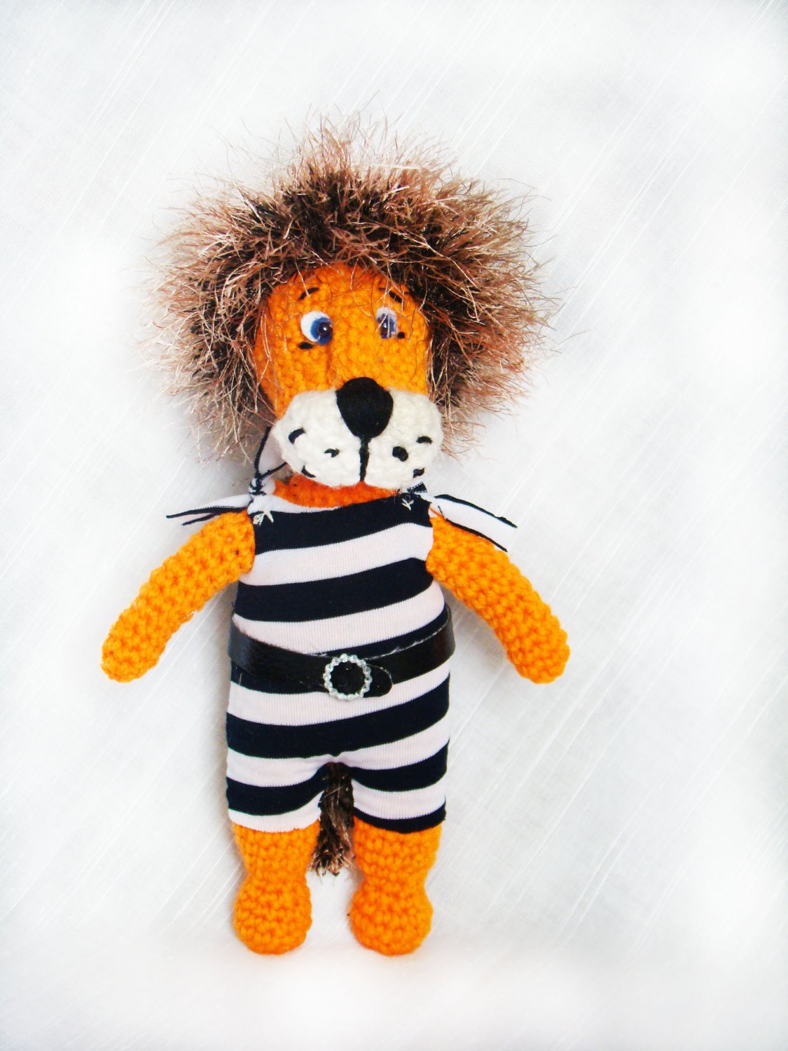 Friendly crocheted Lion.