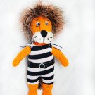 Friendly crocheted Lion.