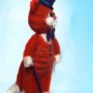 Cute crocheted Mister Cat.