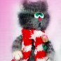 Cute crocheted ''Gallant cat''.